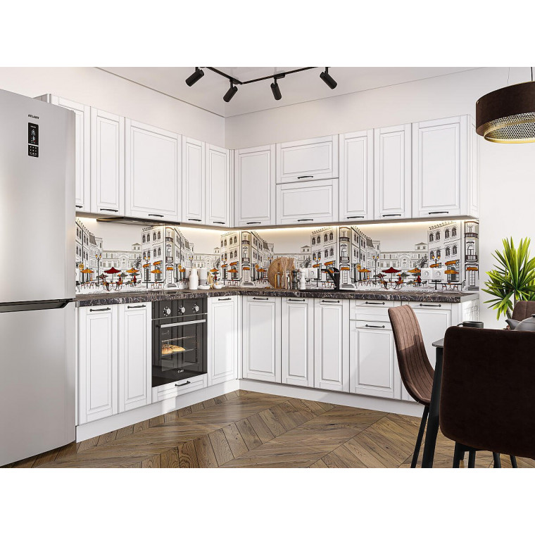 Модульная кухня Дублин-02 Special White Белый Модульная кухня Дублин-02 Special White Белый
