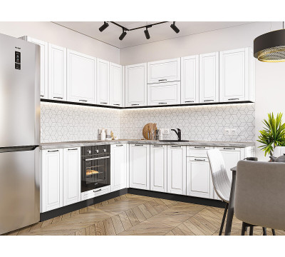 Модульная кухня Дублин-02 Special White Graphite
