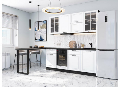Модульная кухня Дублин-03 Special White Graphite