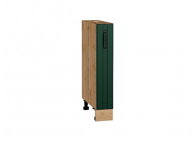 Шкаф нижний бутылочница Дублин Special Green/Дуб Вотан 816*150*478