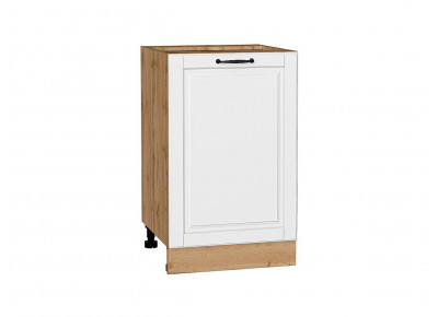 Шкаф нижний с 1-ой дверцей Дублин Special White/Дуб Вотан 816*500*478