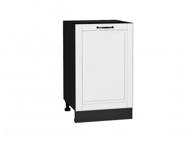 Шкаф нижний с 1-ой дверцей Дублин Special White/Graphite 816*500*478