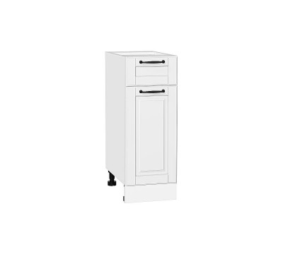 Шкаф нижний с 1-ой дверцей и ящиком Дублин Special White/Белый 816*300*478