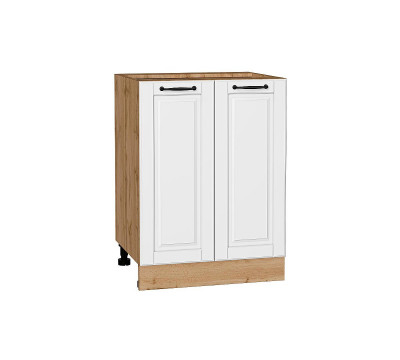 Шкаф нижний с 2-мя дверцами Дублин Special White/Дуб Вотан 816*600*478