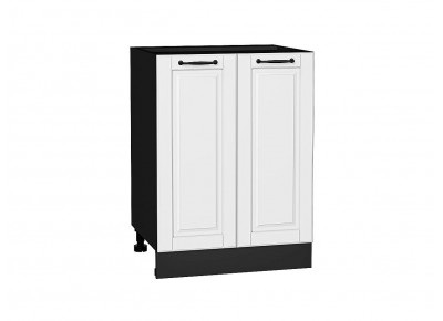 Шкаф нижний с 2-мя дверцами Дублин Special White/Graphite 816*600*478