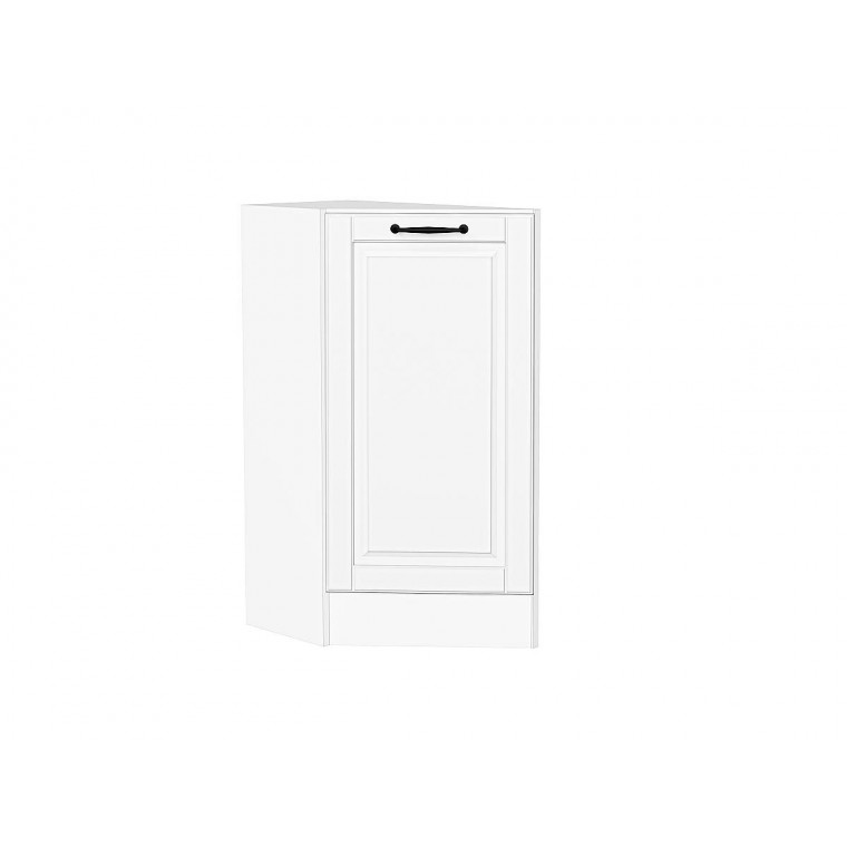 Шкаф нижний торцевой Дублин Special White/Белый 816*296*552
