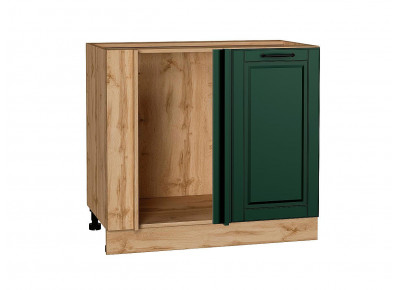 Шкаф нижний угловой Дублин Special Green/Дуб Вотан 816*890*478
