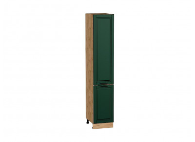 Шкаф пенал с 2-мя дверцами Дублин Special Green/Дуб Вотан 2132*400*574