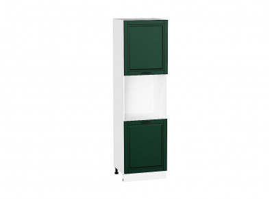 Шкаф пенал с 2-мя дверцами под технику Дублин Special Green/Белый 2132*600*574