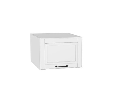 Шкаф верхний горизонтальный глубокий Дублин Special White/Белый 358*500*574