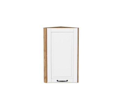 Шкаф верхний торцевой Дублин Special White/Дуб Вотан 716*300*304