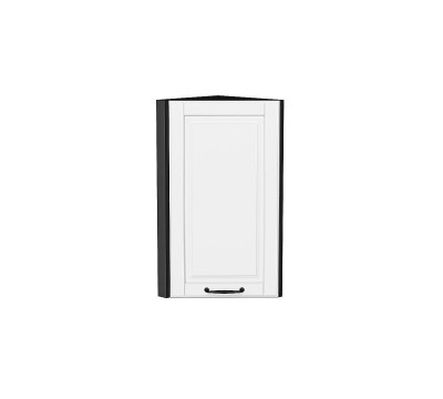 Шкаф верхний торцевой Дублин Special White/Graphite 716*300*304