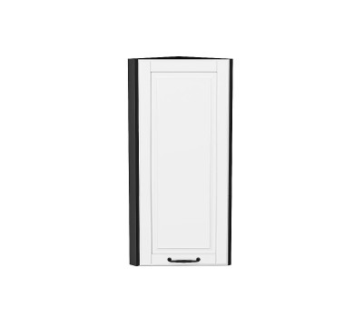 Шкаф верхний торцевой Дублин Special White/Graphite 920*300*304