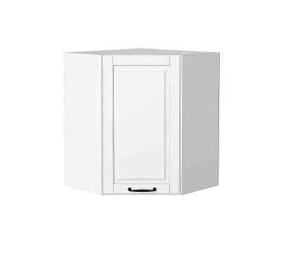 Шкаф верхний угловой Дублин Special White/Белый 716*600*600