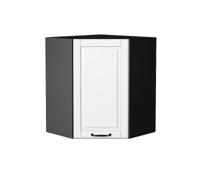 Шкаф верхний угловой Дублин Special White/Graphite 716*600*600