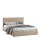 Кровать с ПМ Пандора Тип 1 (с подъемным механизмом) Микровелюр Wellmart Dark Beige
