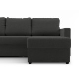 Угловой диван Фишер Серый, рогожка
