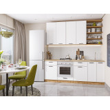 Модульная кухня Фрейм-05 White Silk