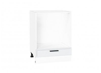 Шкаф нижний под духовку Фрейм White Silk / Белый 816х600х480
