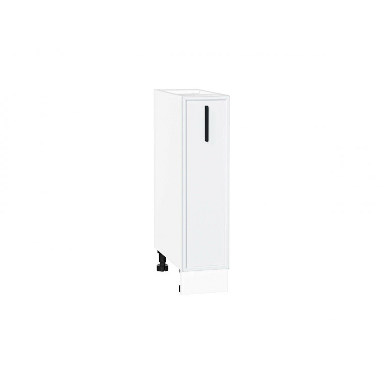 Шкаф нижний бутылочница Фрейм White Silk / Белый 816х200х484 Шкаф нижний бутылочница Фрейм White Silk / Белый 816х200х484