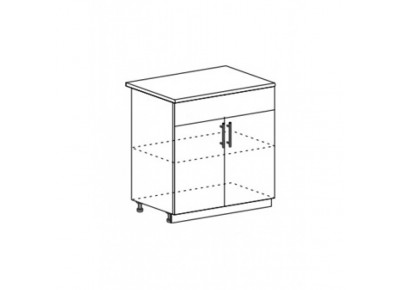 ШН1Я 800-Шкаф нижний (1 ящик) для кухни Турия